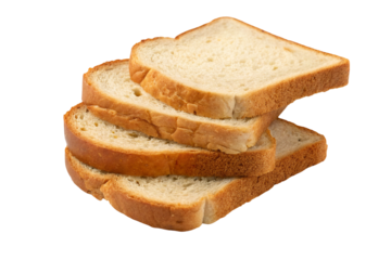 Stock photo of sliced white bread loaf for sandwiches toast breakfast food bakery