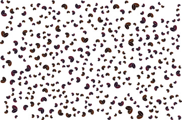 Coffee Beans Pattern on White Background Vector Illustration.
