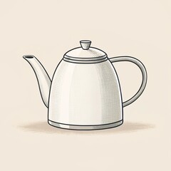 illustration of a teapot