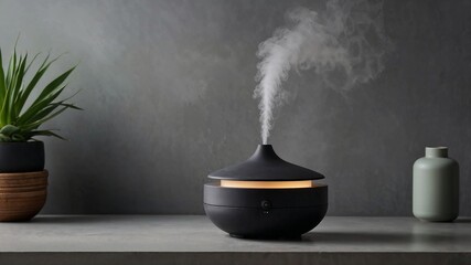 Modern Aromatherapy Diffuser on Table