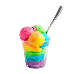 colorful ice cream