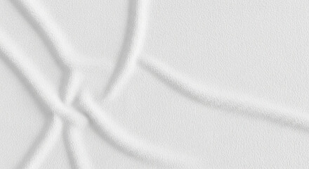 Top view of white towel texture background, showcasing plush, fluffy, soft, dry and clean fabric. Concepts to baby care, spa relaxation, hotel amenities, laundry services and hygiene cleanliness.