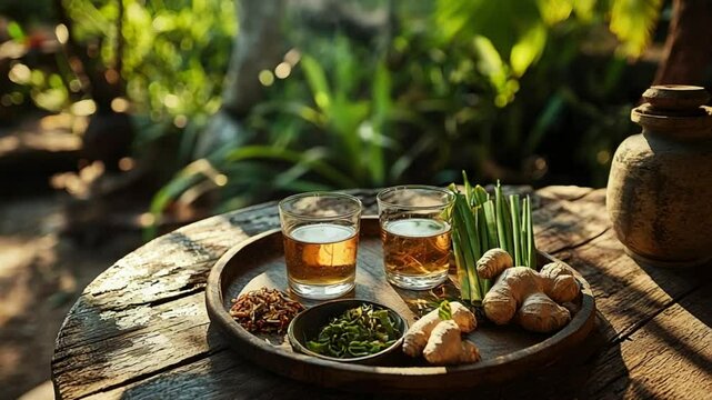 thai ya dong herbal liquor video