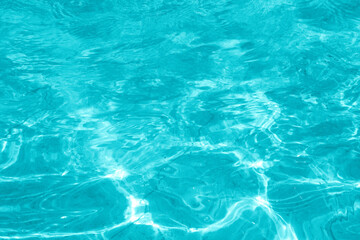 Blue pool water texture or background