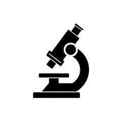 microscope icon vector flat and clean look isolated