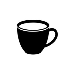tea mug icon vector flat and clean look isolated