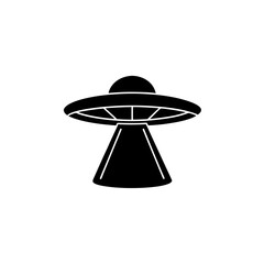 ufo icon vector flat and clean look isolated on