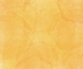 Warm yellow orange watercolor marble texture background with subtle natural veins, soft vintage handmade paper surface for design and print.