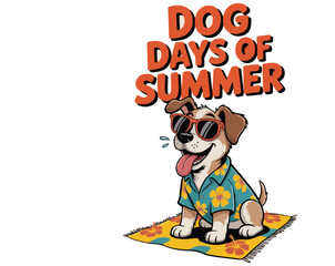 Celebrate the heat in style with our 'Dog Days of Summer' tee &ndash; vibrant, fun, and perfect for sunny vibes, beach days, and laid-back adventures. Summer fashion at its best!