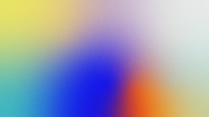 Retro Gradient Background with Grain Texture - Vintage Noise Effect