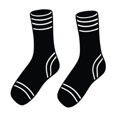 Socks Top Angle Illustration