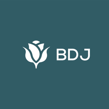 BDJ Letter Initial Logo Design Template Vector Illustration
