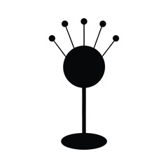 Abstract Plant Silhouette