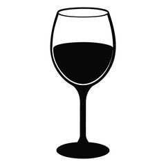 Wine Glass Silhouette