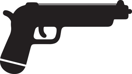  Rifle Vector Icon in Flat  Styles for Combat Concepts Design.