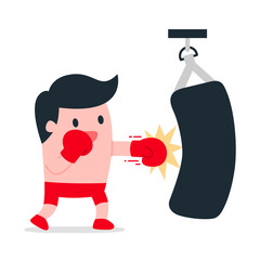 Powerful Boxing Punch