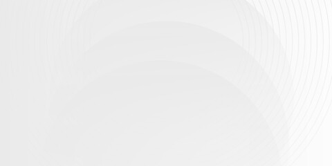 White geometric abstract background overlap layer on bright space with lines effect. graphic design element circles style concept product  natural good