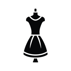 Dress form mannequin icon silhouette