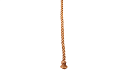  a long rope isolated on white background PNG, ai generated