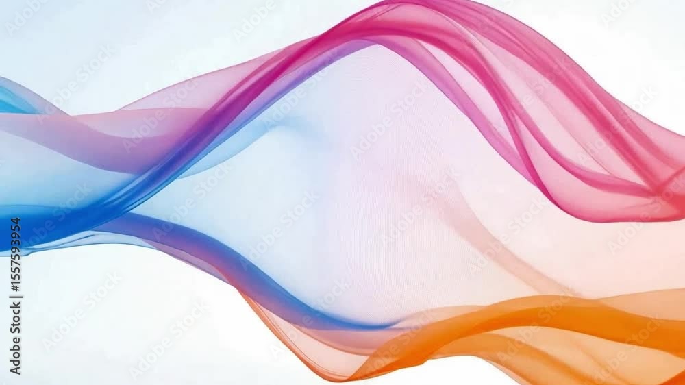Poster Colorful Fluid Dynamics: A mesmerizing visual representation of fluid dynamics, where vibrant hues of blue, purple, and orange intermingle and flow, creating a sense of movement and energy.