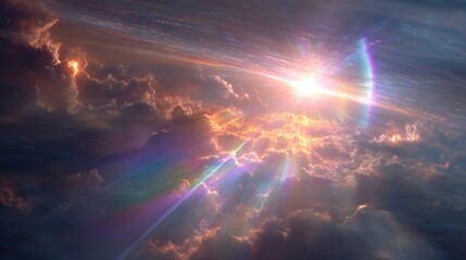 Cosmic Rays Illuminate Celestial Cloudscape