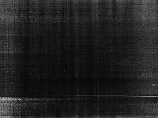 Fototapeta premium Old film texture with scratches, noise and glitch shapes. Realistic overlay film texture in black-white, dust and grain. 