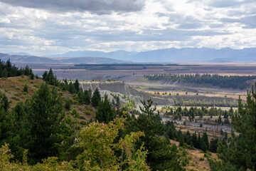 Scenic Mountainous Landscape with Valley View