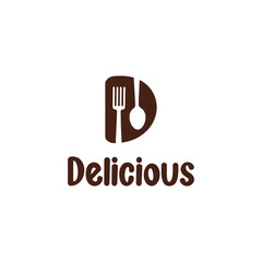 Delicious Logo Vector Food Simple