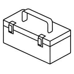 black box isolated on white