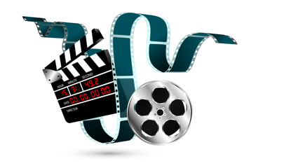 video, cinema, grafica, pellicola film, bobina