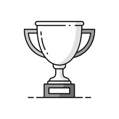 Success and Achievement Vector Icons – Trophy icon, suitable for infographics and app designs