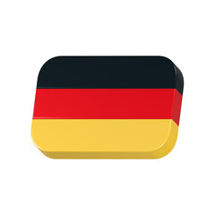 3D icon of germany flag