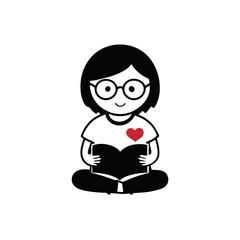 girl sitting under a tree reading a book