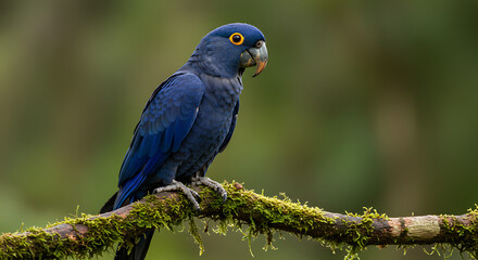 Obraz premium Hyacinth Macaw in Forest