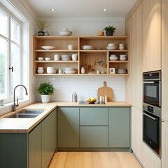 modern kitchen interior