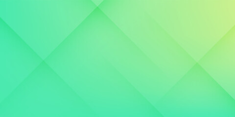 Fototapeta premium Green vector abstract background with simple geometric shapes