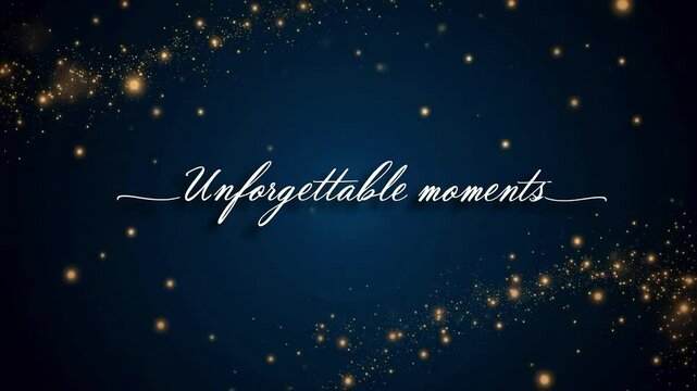 Elegant invitation video template for special events - unforgettable moments