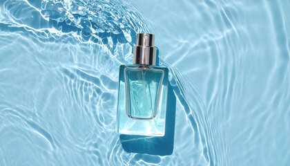 perfume in blue
