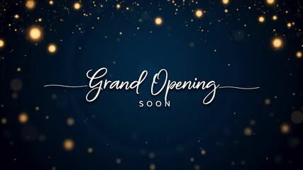 Grand opening invitation video template - elegant event announcement
