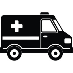 ambulance silhouette