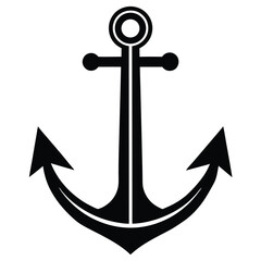 anchor on white background