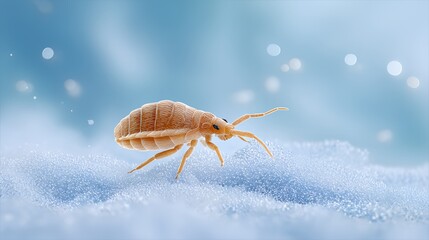 Obraz premium Dust mite on the bed