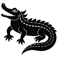 crocodile silhouette