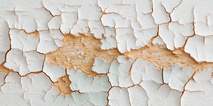 Wall with a crack in it