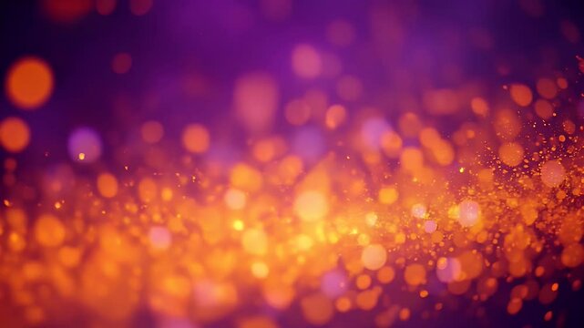 Deep Purple & Gold Grainy Galaxy Dust