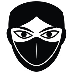 face mask vector art