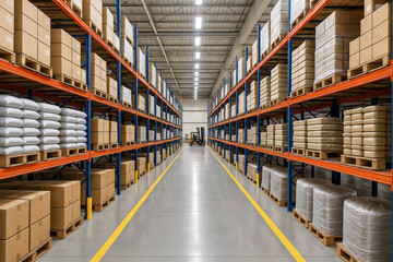Organized Warehouse Interior