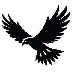 flying eagle vector art