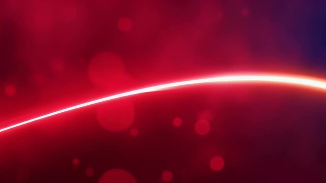  Design a banner with an abstract, grainy red and purple background, featuring a bright, glowing red line swirling and curving across the center, evoking a sense of powerful energy