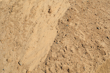 Texture of sand and earth, sand dunes and mountains